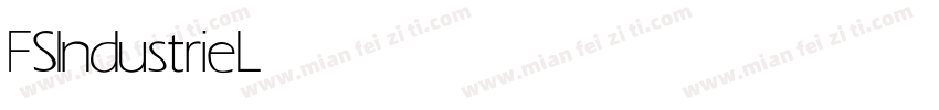 FSIndustrie Light字体转换